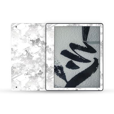 MightySkins Skin Compatible with Amazon Kindle Scribe (2022) Full Wrap - Viper Snow | Protective, Durable, and Unique Vinyl Decal wrap Cover | Easy to Apply | Made in The USA