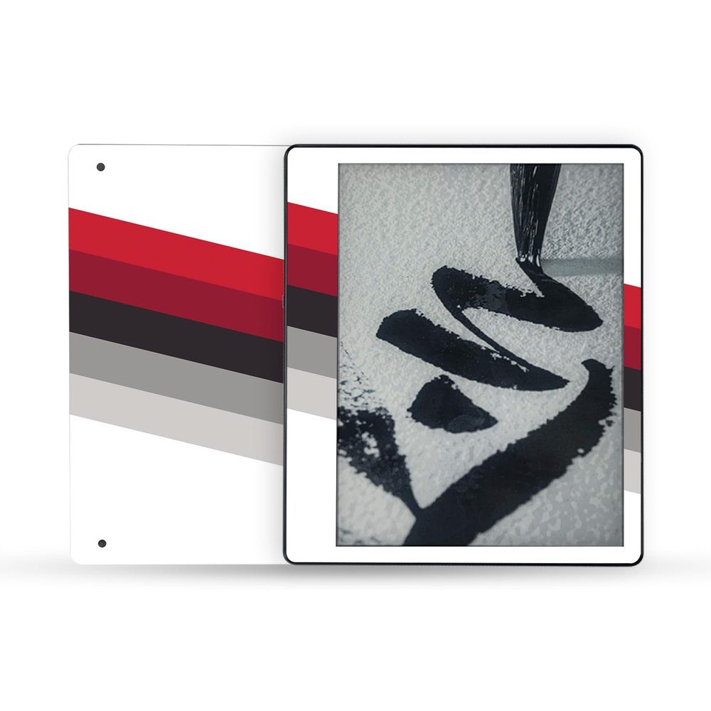MightySkins Skin Compatible with Amazon Kindle Scribe (2022) Full Wrap - Slant Stripes | Protective, and Unique Vinyl Decal wrap Cover | Easy to Apply | Made in The USA