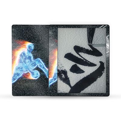 MightySkins Glossy Glitter Skin Compatible with Amazon Kindle Scribe (2022) Full Wrap - Glow Basketball | Protective High-Gloss Glitter Finish | Easy to Apply | Made in The USA