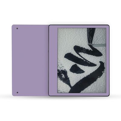 MightySkins Skin Compatible with Amazon Kindle Scribe (2022) Full Wrap - Solid Lavender | Protective, and Unique Vinyl Decal wrap Cover | Easy to Apply | Made in The USA