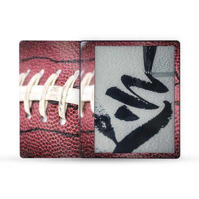 MightySkins Glossy Glitter Skin Compatible with Amazon Kindle Scribe (2022) Full Wrap - Football Laces | Protective High-Gloss Glitter Finish | Easy to Apply | Made in The USA