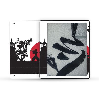 MightySkins Skin Compatible with Amazon Kindle Scribe (2022) Full Wrap - Nihon Samurai | Protective, and Unique Vinyl Decal wrap Cover | Easy to Apply | Made in The USA