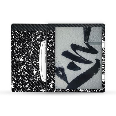 MightySkins Carbon Fiber Skin Compatible with Amazon Kindle Scribe (2022) Full Wrap - Composition Book | Textured Carbon Fiber Finish | Easy to Apply | Made in The USA