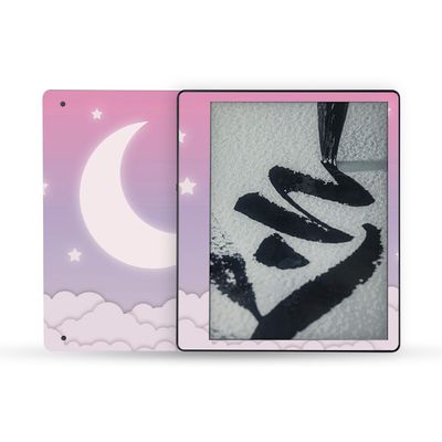 MightySkins Skin Compatible with Amazon Kindle Scribe (2022) Full Wrap - Baby Moon | Protective, Durable, and Unique Vinyl Decal wrap Cover | Easy to Apply | Made in The USA
