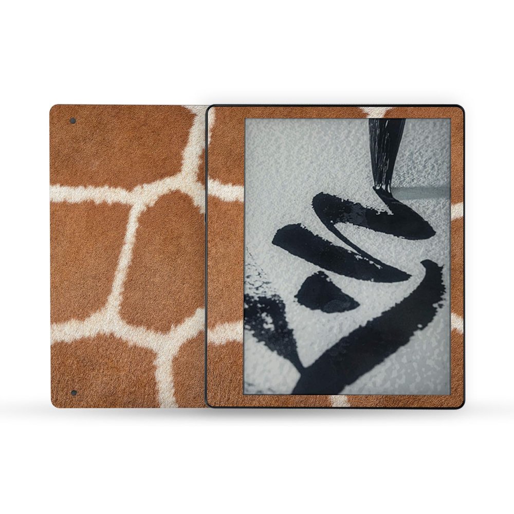 MightySkins Skin Compatible with Amazon Kindle Scribe (2022) Full Wrap - Giraffe Print | Protective, and Unique Vinyl Decal wrap Cover | Easy to Apply | Made in The USA