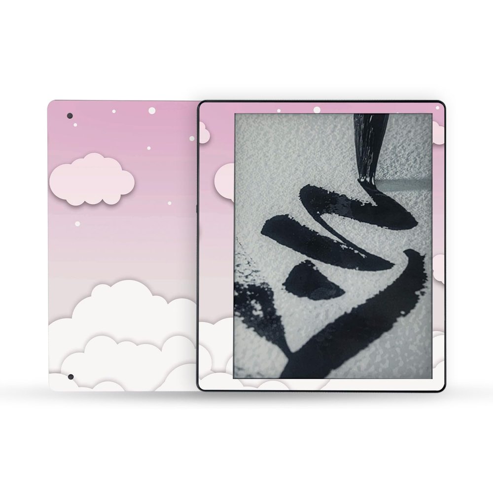 MightySkins Skin Compatible with Amazon Kindle Scribe (2022) Full Wrap - Baby Clouds | Protective, Durable, and Unique Vinyl Decal wrap Cover | Easy to Apply | Made in The USA