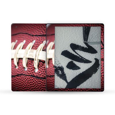 MightySkins Skin Compatible with Amazon Kindle Scribe (2022) Full Wrap - Football Laces | Protective, and Unique Vinyl Decal wrap Cover | Easy to Apply | Made in The USA