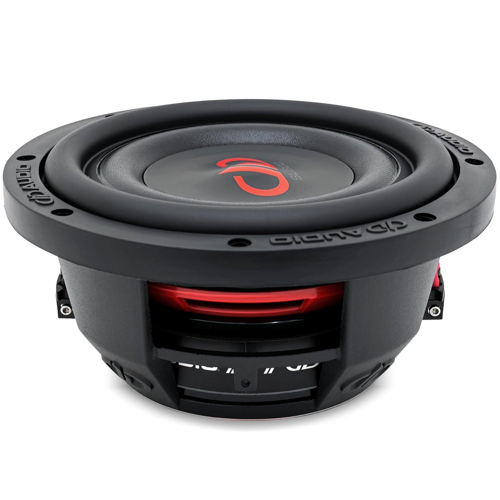 DD Audio SL608-D4 8" Slim Shallow Dual 4-Ohm 600W Subwoofer