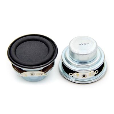1.5 Inch 4 Ohm 6W Mini Portable Speaker 40mm Full Range Ultra-Thin Neodymium Loudpeakers for DIY Home Theater 2PCS 40mm Speaker