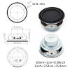 1.5 Inch 4 Ohm 6W Mini Portable Speaker 40mm Full Range Ultra-Thin Neodymium Loudpeakers for DIY Home Theater 2PCS 40mm Speaker view 3