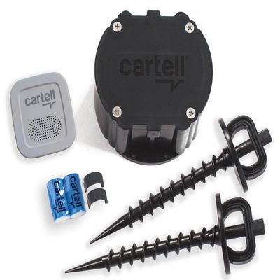 Cartell Wireless Driveway System CW-CON Outdoor Weatherproof Alert System, Sounder and Sensor
