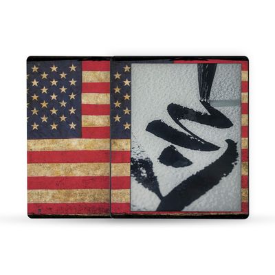 MightySkins Skin Compatible with Amazon Kindle Scribe (2022) Full Wrap - Vintage Flag | Protective, Durable, and Unique Vinyl Decal wrap Cover | Easy to Apply | Made in The USA