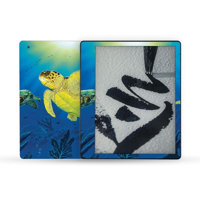 MightySkins Skin Compatible with Amazon Kindle Scribe (2022) Full Wrap - Turtle Dreams | Protective, and Unique Vinyl Decal wrap Cover | Easy to Apply | Made in The USA