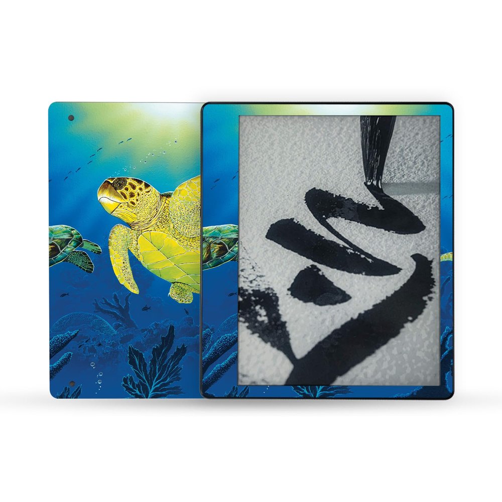 MightySkins Skin Compatible with Amazon Kindle Scribe (2022) Full Wrap - Turtle Dreams | Protective, and Unique Vinyl Decal wrap Cover | Easy to Apply | Made in The USA