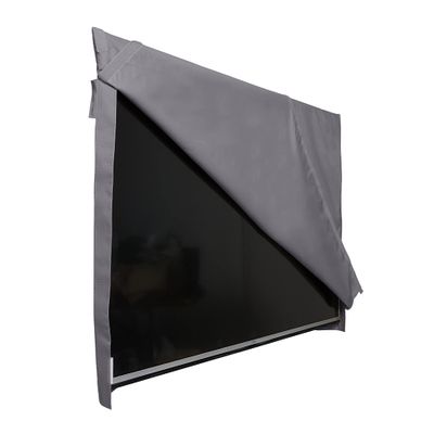 Covermates Outdoor Flip Top TV Cover - Various Sizes, Durable Polyester, Weatherproof, Dustproof, Flip Touch Fastener Closure, Outdoor TV Covers, 36-41 Inch Screen Size, Charcoal