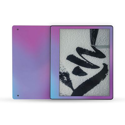 MightySkins Skin Compatible with Amazon Kindle Scribe (2022) Full Wrap - Purple Fog | Protective, Durable, and Unique Vinyl Decal wrap Cover | Easy to Apply | Made in The USA