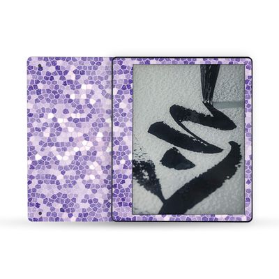 MightySkins Glossy Glitter Skin Compatible with Amazon Kindle Scribe (2022) Full Wrap - Stained Glass | Protective High-Gloss Glitter Finish | Easy to Apply | Made in The USA