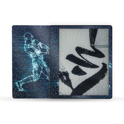 MightySkins Glossy Glitter Skin Compatible with Amazon Kindle Scribe (2022) Full Wrap - Glow Baseball | Protective High-Gloss Glitter Finish | Easy to Apply | Made in The USA