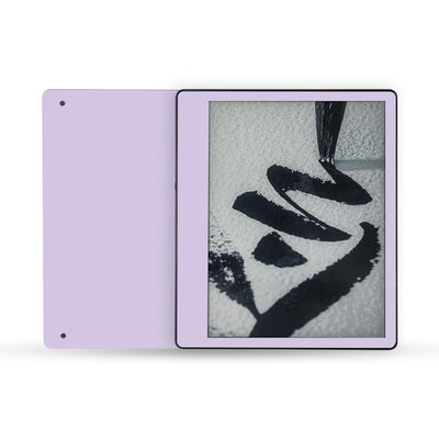 MightySkins Skin Compatible with Amazon Kindle Scribe (2022) Full Wrap - Solid Lilac | Protective, Durable, and Unique Vinyl Decal wrap Cover | Easy to Apply | Made in The USA