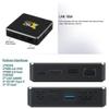 Ugoos X4Q Extra 4GB RAM 128GB ROM Amlogic S905X4-J Android 11 TV Box 2.4G/5G Dual WiFi BT5.1 USB 3.0 Ethernet 1000M Support AV1 H.265 4K HDR Box view 4