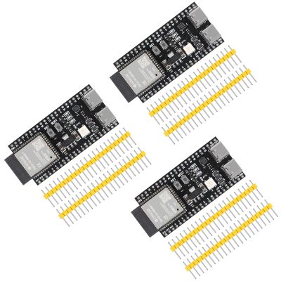 AITRIP 3PCS ESP32-S3-DevKitC-1-N16R8 ESP32-S3 Development Board Wi-Fi + BLE MCU Module Integrates Complete Wi-Fi and BLE Functions for Arduino