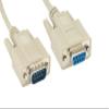 CompuCablePlus Null Modem Cable Shielded, Molded, Beige (DB9 to DB9, Male to Female, 10 Feet) view 1