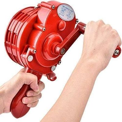 GBHJJ Hand Crank Siren Horn, Hand Loud Crank, Emergency Safety Manual Siren, Portable Hand Held Siren Horns Alarm, Fire Alarm Tornado Air Raid