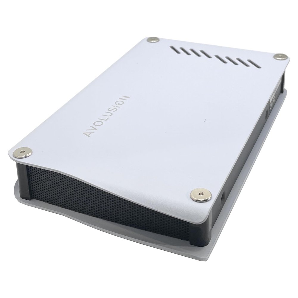 Avolusion PRO-M5 Series 2TB USB 3.0 External Gaming Hard Drive for PS5 Game Console (White, Metal Case) - 2 Year Warranty (Renewed)