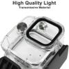 FitStill Waterproof Case for Go Pro Hero 11 Balck Mini Action Camera,60M/196FT Diving Protective Housing Shell Underwater Dive Case Shell with Mount Accessories Kit(HERO11 Black Mini Only) view 4