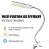 VAKUUM Lab Microscope Slides LED Clip-On Desk Lamp 20W Multi Lamp Beads Replaceable Bulb Multi-Function Desk Lamp, Repair Spotlight Reading Book Night Light Microscope Parts (Color : Light Bulb) view 3