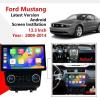 13.3 Android 12 Car Radio for Ford Mustang 2009-2014 Multimedia Recorder Audio Stereo Player Navigation GPS Unit CarPlay Screen view 2