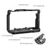 Andoer Camera Cage Aluminum Alloy Camera Video Cage with Cold Shoe Mounts Numerous 1/4" Thread Replacement for Sony A7C Camera view 2