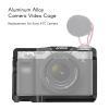 Andoer Andoer Camera Video Cage + Top Handle + Side Handle Kit Aluminum Alloy Camera Video Cage with Cold Shoe Mounts Numerous 1/4"" Threads Replacement for Sony A7C Camera, Black view 2