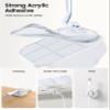 10Pack Cable Spring Holder Clips, Cord Organizer for Desk - Lamicall Adjustable Cord Clip, Wire Holder Organizer, Phone USB Charger Cable Holder, White view 3