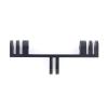 MOOKEENONE Dual-Mount Bracket Flash Bracket Extension Bar for Camera,LED Light,DSLR Camera,Tripod,Flash Light for GoPro view 3