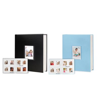 2Packs Photo Album for Fujifilm Instax Mini Camera, Polaroid Camera, Instax Photo Album with Memo Areas, 128 Pockets 2x3 Photo Album with Writing Space for Instax Mini 12 11 40 9 7+ Evo Liplay Camera