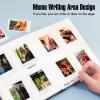 2Packs Photo Album for Fujifilm Instax Mini Camera, Polaroid Camera, Instax Photo Album with Memo Areas, 128 Pockets 2x3 Photo Album with Writing Space for Instax Mini 12 11 40 9 7+ Evo Liplay Camera view 4