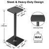 ELIVED Universal Speaker Stand Pair, 31 Inch Height Bookshelf Speaker Stands for Satellite Speaker Large Speaker Up to 22 lbs, Surround Sound Speaker Stand with Cable Management, Black, YD5022 view 3