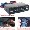 MOOKEENONE PC Multifunctional Dashboard Media Front Panel Audio, 5.25 inch nternal Card Reader PC Dashboard view 4
