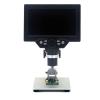 Lab Microscope Slides G1200 Digital Microscope 7 Inch Large Color Screen Large Base LCD Display 12MP 1-1200X Magnifier Microscope Parts (Color : USB Model) view 4