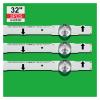 TEMKIN LED Array Bars Fit for Samsung D4GE-320DC0-R2 D4GE-320DC0-R3 2014SVS32HD 32 Inches TV Backlight LED Strip Light Matrix Lamps Bands led Backlight Strips Lamps (Color : 2set) view 2