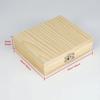 VAKUUM Lab Microscope Slides Wooden Microscope Slides Box, 25pcs Slides Storage Box Holder Case Microscope Parts view 4