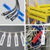 200 Pcs Cable Labels - Waterproof Wire Cord Label, Tear Resistant Wire Labels, Self Adhesive Cord Organizing Label, for Cable Management, Compatible with PUQU AQ20 Label Makers(White) 30 * 90mm view 3
