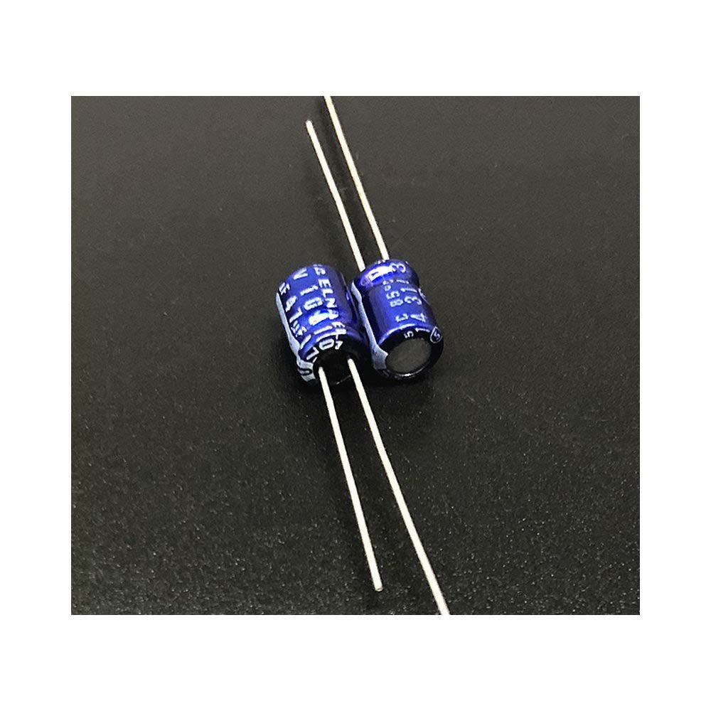 10pcs 47uF 10V Japan Elna RE3 Series 5x7mm 10V47uF Audio Capacitor