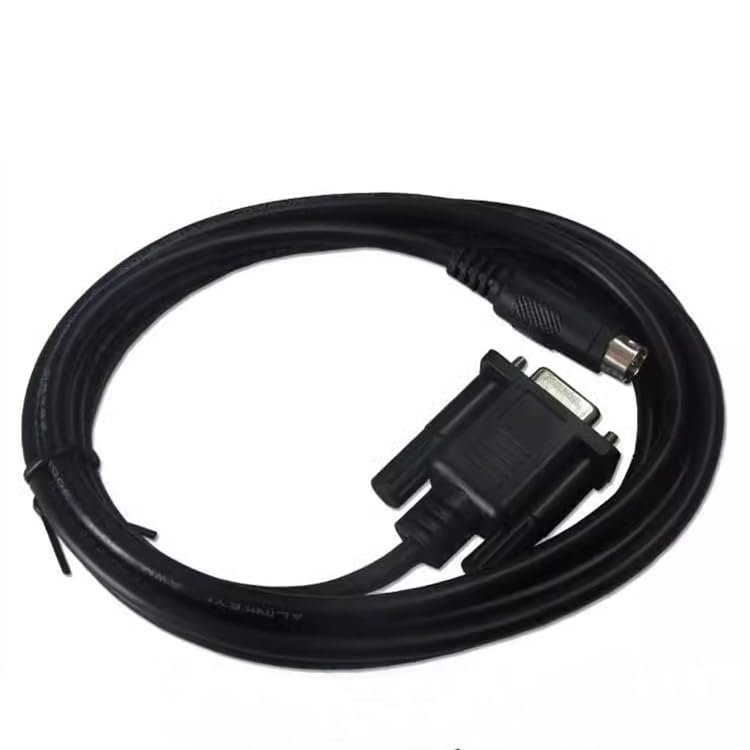 Suitable for OP-FC-CAB0 PLC Communication Cable Text Display OP320 OP320-A OP320-A-S Connection FC Series Black Length: 3 Meters