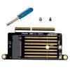 MOOKEENONE M.2 The M Key SSD Convert Card for MacBook PRO 2016 2017 A1708 SSD 2230 2242 view 3