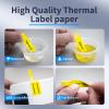 100 Pcs Cable Labels - Waterproof Wire Cord Label, Tear Resistant Wire Labels, Self Adhesive Cord Organizing Label, for Cable Management, Compatible with PUQU AQ20 Label Makers(Green) 25x78mm view 4