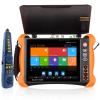 Rsrteng CCTV Tester 8K 32MP 12MP IP Camera Test with POE++ Max 90W Power Output POE Camera Tester 4K 8MP TVI/CVI/AHD/SDI/CVBS All Features DMM OPM Cable Tester TDR Network Tools HD I/O WiFi view 1