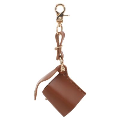 Hemobllo 35mm Film Case Keychain - Leather Film Case Small Camera Leather Holder Keychain Retro Storage for