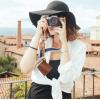 Hemobllo 35mm Film Case Keychain - Leather Film Case Small Camera Leather Holder Keychain Retro Storage for view 3